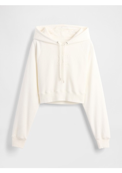 Kadın Beyaz Gapstudio Vintagesoft Crop Sweatshirt fiyatları