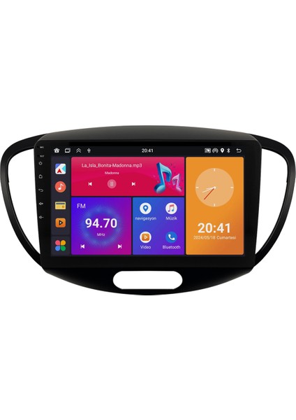 Hyundai I10 Android Multimedya Sistemi (2008-2012) CRV4840XP