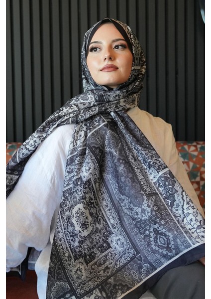 Etnik Desen Siyah Soft Pamuk Şal fiyatları