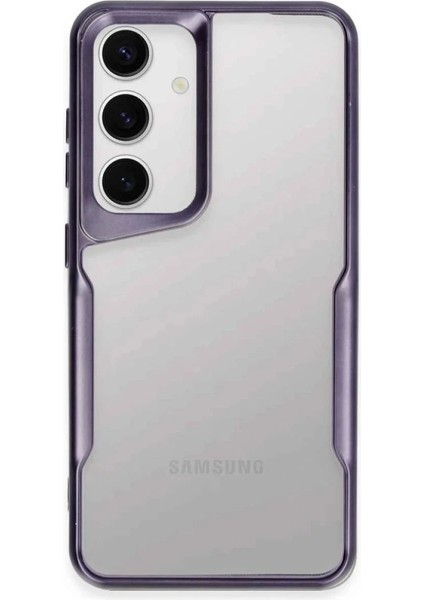 Samsung Galaxy A24 4g Kılıf Boyi Silikon Kapak - Derin Mor