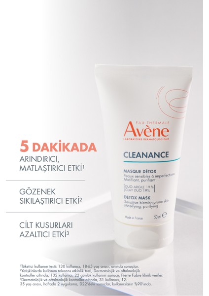 Cleanance Kil Maskesi 50ML + Aha Serum 30ML Lekeler ve Kusurlara Karşı Set fiyatları