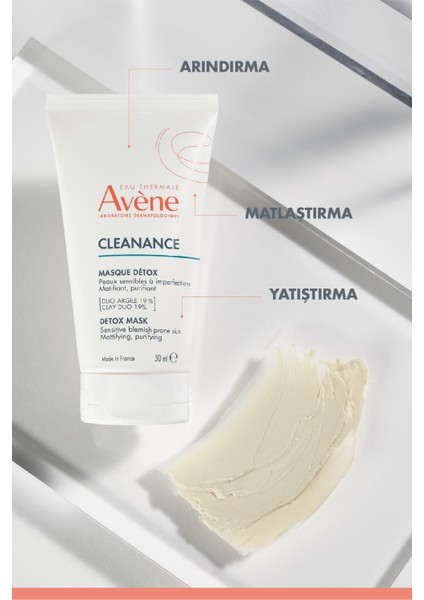 Cleanance Kil Maskesi 50ML + Aha Serum 30ML Lekeler ve Kusurlara Karşı Set fırsatları