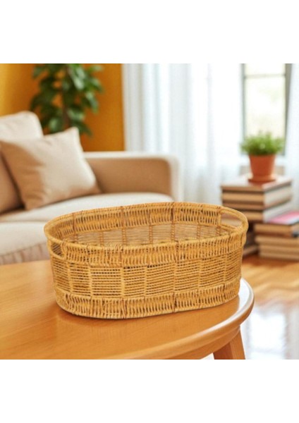 Oval Rattan Orta Boy Sepet fırsatları