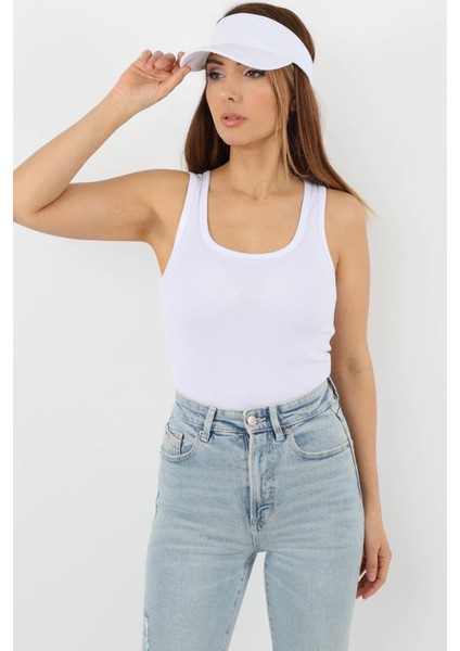 Kadın Cotton Premium 3’Lü Set Krem Beyaz Siyah Pamuklu Basic Fitilli Atlet modelleri