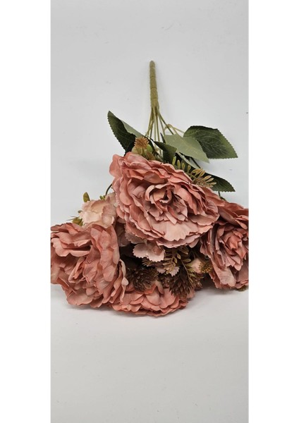 Koca Kafalı Lotus Çiçeği Şeftali Tonlu Turuncu 42 cm Ev Dekor fırsatları