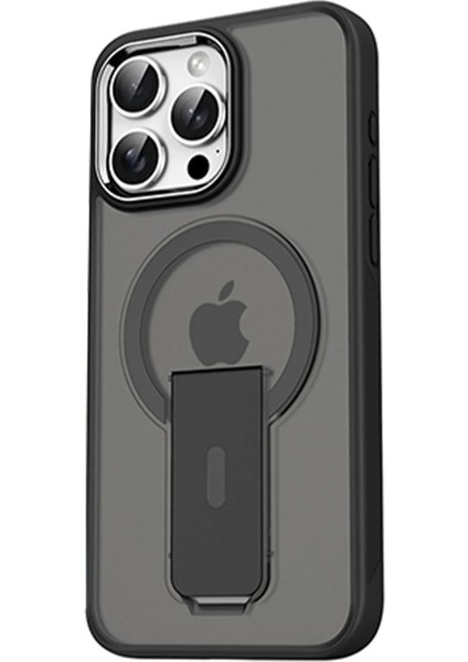 iPhone 14 Pro Tork Magsafe Standlı Kapak - Siyah