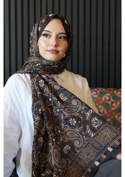 Etnik Desen Acı Kahve Soft Pamuk Şal fiyatları