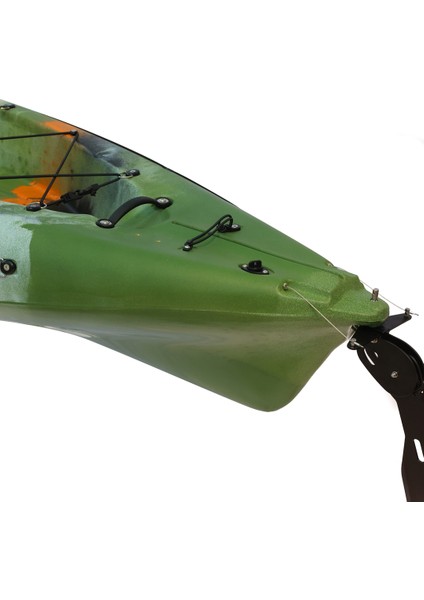 Fishman Balıkçı Kanosu Amatör Tek Kişilik Kano Yeşil Beyaz Turuncu