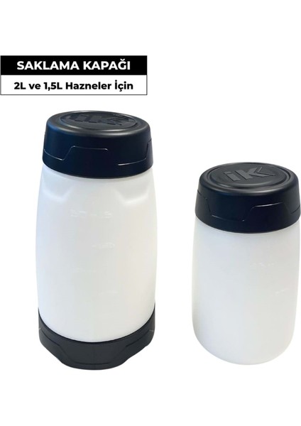 Ik Pro Lid - Ik 1.5/2 Tank Uyumlu Karışım Hazırlama ve Saklama Kapağı indirimleri