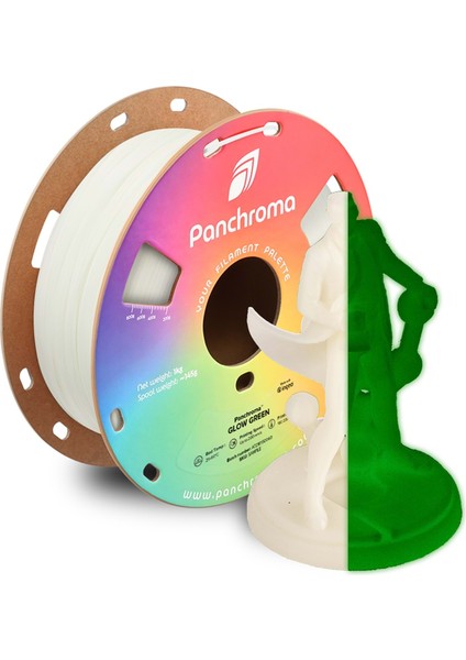 Panchroma Pla Glow Filament Yeşil