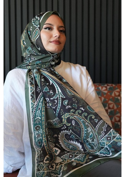 Damla Motif Desen Haki Soft Pamuk Şal fiyatları