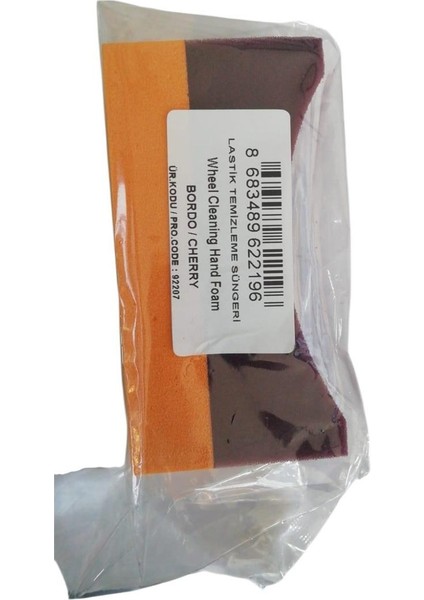 Lastik Temizleme Süngeri Bordo 92207