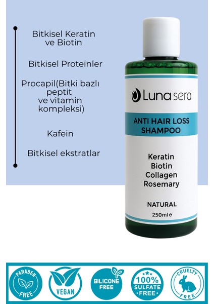Anti Hair Loss Şampuan ve Serum Seti 2'li.