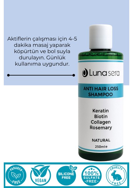 Anti Hair Loss Şampuan ve Serum Seti 2'li.
