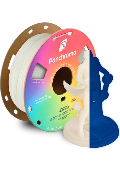 Panchroma Pla Glow Filament Mavi