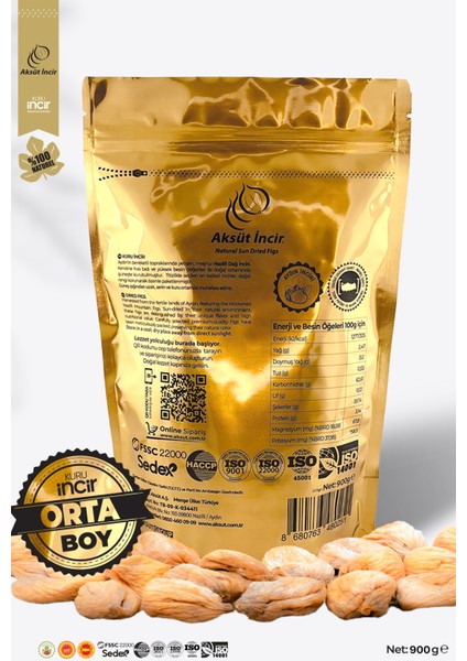 Orta Boy 900 gr Gold Doypack Kuru İncir – Aydın İnciri modelleri