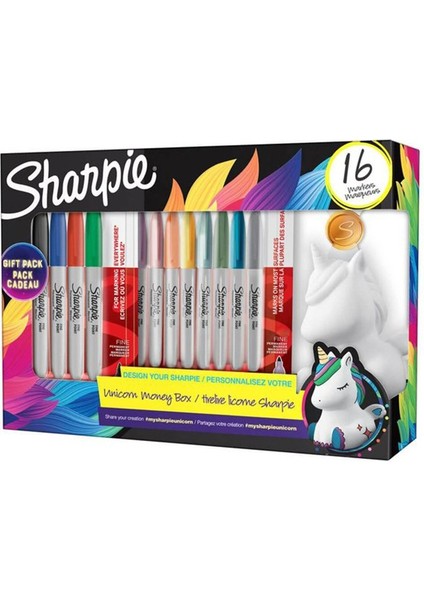 Fine Markör Kumbara Hediyeli 16LI Set fiyatları