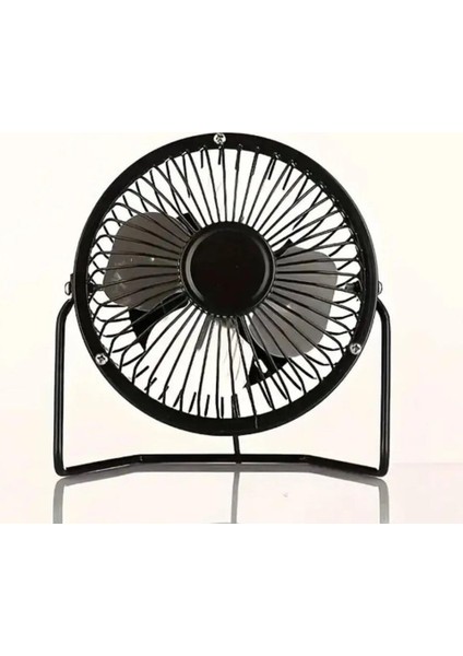 Masaüstü Metal Siyah USB Fan Masa Üstü Vantilatör Serinletici Mini Vantilatör Fan Mini Klima 14CM indirimleri