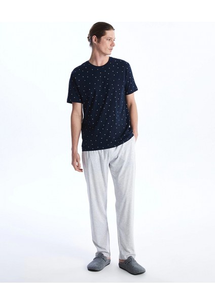 Lc Waıkıkı Lacivert Standart Kalıp Erkek Pijama Takımı
