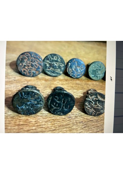 11 Adet Osmanlı Mühür - 2 cm Boylarında modelleri