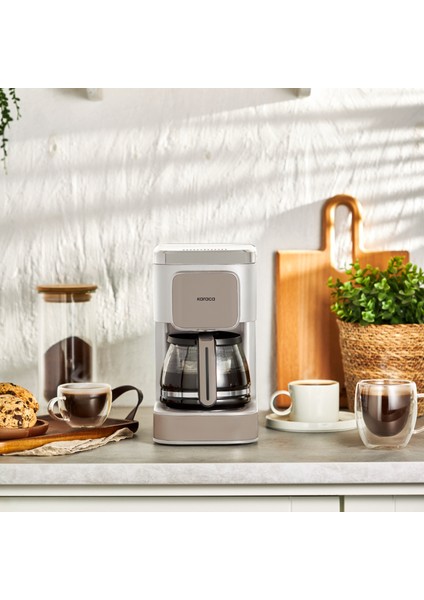Just Coffee Aroma 2 In 1 Filtre Kahve ve Çay Demleme Makinesi Latte