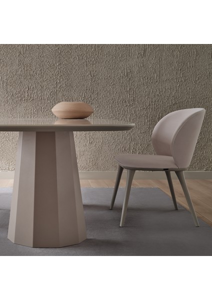 Hera Sandalye, Kadife Dokulu Kumaş - Krem modelleri