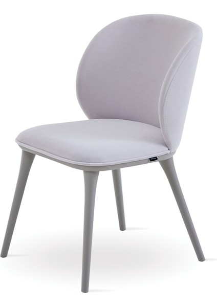 Hera Sandalye, Kadife Dokulu Kumaş - Krem indirimleri