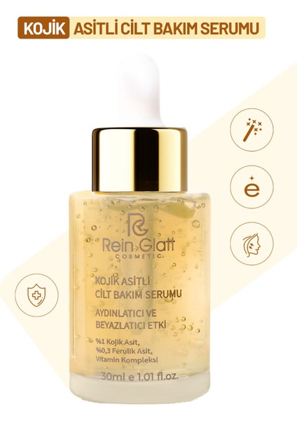 Kojic Asit Serumu, Portakal ve Kojik Asit Içeriğiyle Leke Karşıtı Beyazlatıcı Serum 30 ml