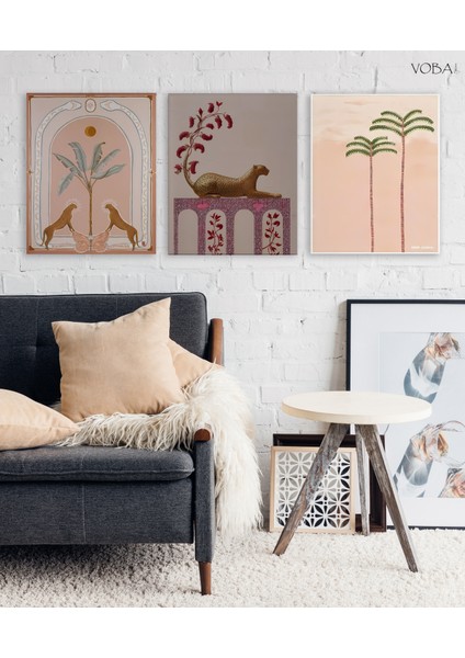 3 Parçalı Minimalist Mdf Tablo-5