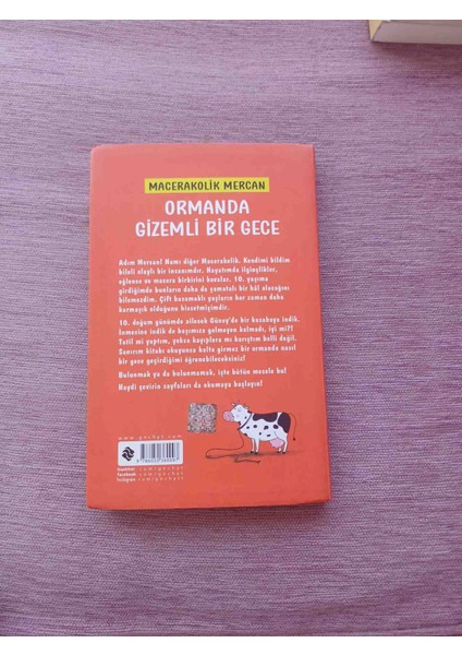 Macera Dolusu Çocuk Kitabı: Ormanda Bir Gece. Iki Çocuk ve Bir Tavşanın Ormanda Çadırda Geçirdiği Geceyi Anlatan Macera Dolu Çocuk Kitabı. 2019 Basim 160 Sayfa Cok Temiz modelleri