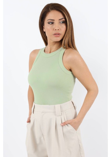 Kadın Premium Doku Çağla Fitilli Pamuklu Atlet indirimleri