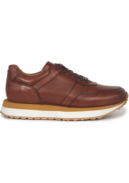 Taba Deri Sneakers Erkek Ayakkabı modelleri