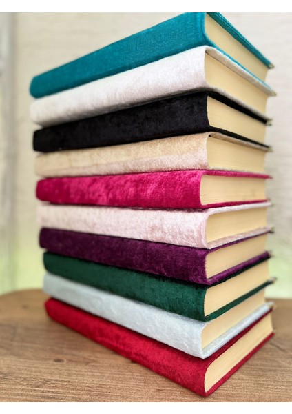 Kurani Kerim - Kişiye Özel - Kadife Kaplı - Orta Boy Arapça -Tesbih Hediyeli - Fuşya modelleri