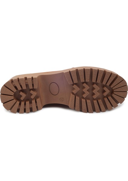 Taba Nubuk Loafer Kadın Ayakkabı fırsatları