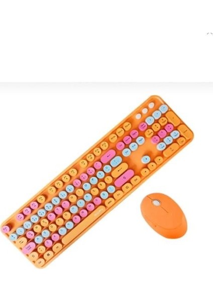 Kablosuz Klavye ve Mouse Fare Set 104 Tuşlu Pc Notebook Laptop Uyumlu