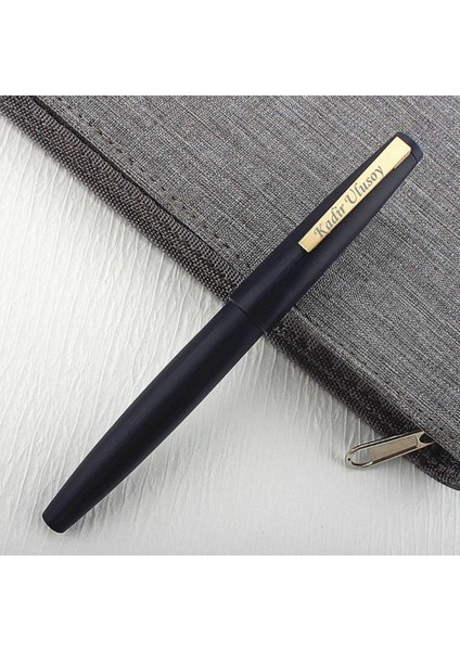 Kişiye Özel Isim Yazılı Bradley Serisi Siyah Dolma Kalem | Şık ve Kurumsal Hediye fırsatları