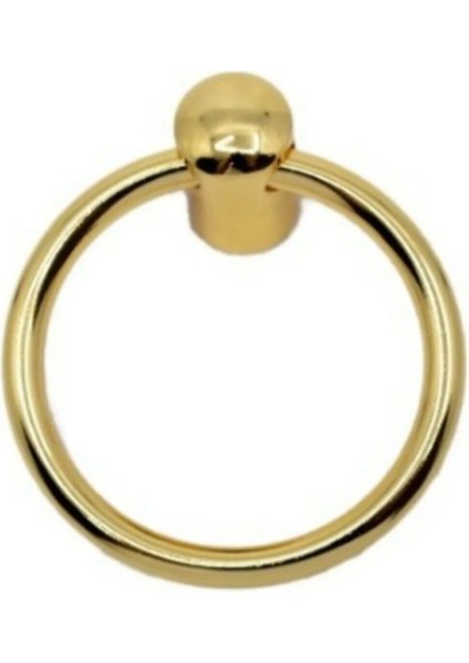 Altın Halka Mobilya Kulpu Dolap Çekmece Kulp 60 mm (2 Adet)