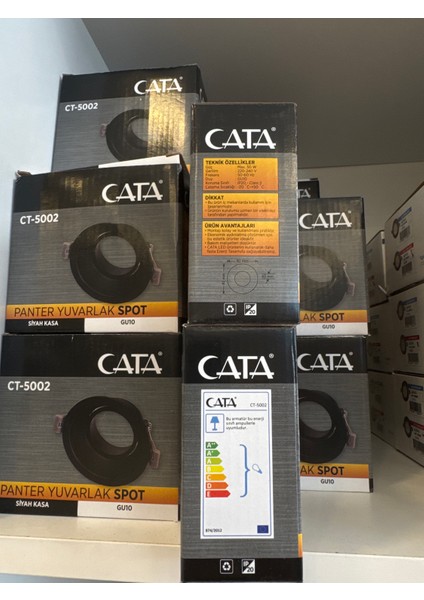 CT-5002 Panter Yuvarlak Siyah Kasa Spot modelleri