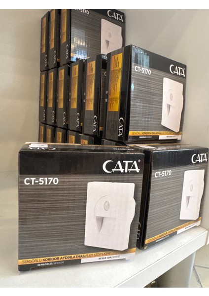 CT-5170B 1W Sensörlü Ledli Koridor Armatürü Beyaz Işık modelleri