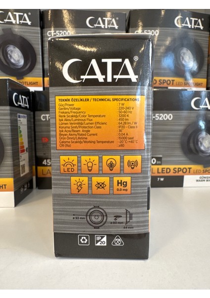 Ct 5200 7W LED Spot 3200K Gün Işığı fırsatları