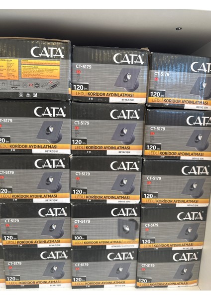 3W Ledli Koridor Armatürü Siyah Kasa (Beyaz) Cat CT-5179SB fırsatları