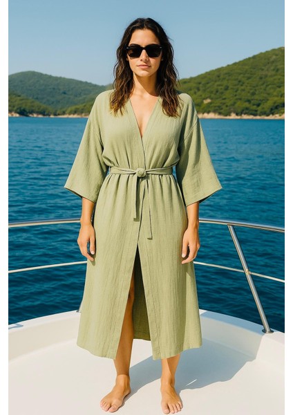 Rahat Kesim Oversize Kadın Uzun Kimono Kaftan fiyatları