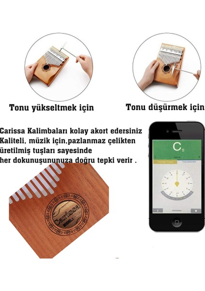 Kalimba Elektro Comfort Kl-170Er 17 Tuş modelleri