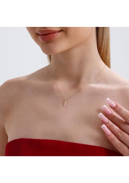 0,04 Karat Pırlanta Taşlı Sıralı Kolye - PR01546 modelleri