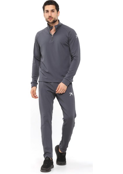 Yarım Fermuarlı Eşofman Altus Füme fırsatları