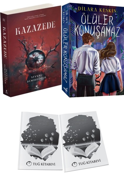 Ölüler Konuşamaz ve Pukka Yayınları Kazazede 3 Şevval Demirdöğer 2li Set + Hediyeli