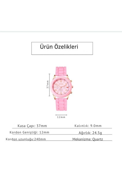 Kadın Klasik Kuvars Pembe Kol Saati indirimleri