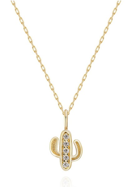 0,02 Karat Pırlanta Kaktüs Kolye - PR01558 fiyatları