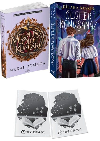 Ölüler Konuşamaz ve Ephesus Yayınları Medusanın Ölü Kumları 3 Maral Atmaca 2li Set + Hediyeli