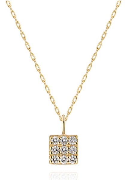 0,11 Karat Pırlanta Minimal Kolye - PR01557